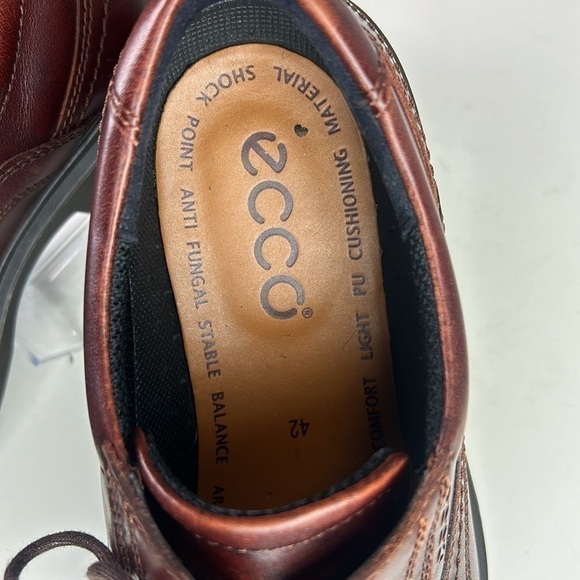 ECCO Men’s Brown Leather Oxford Dress Shoes main image 8